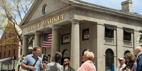 波士頓完整革命史詩小型步行團