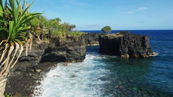Samoa: tour di un giorno alle scogliere di lava del Parco Nazionale e alla spiaggia di sabbia nera
