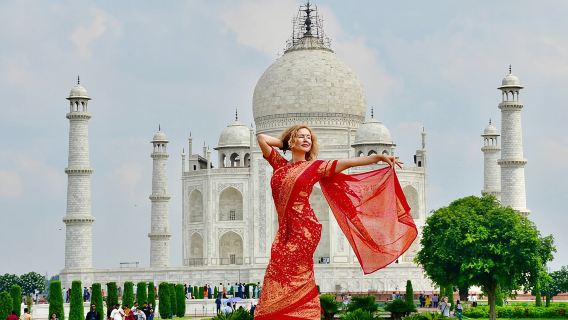 Excursion privée d'une journée au Taj Mahal et à Agra au départ de Delhi - Tout inclus