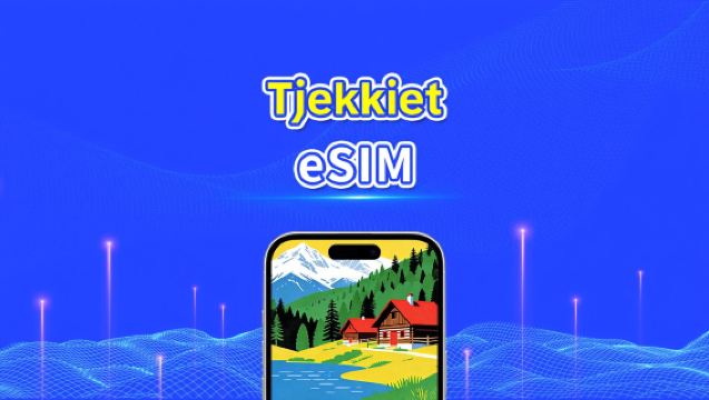 Tjekkiet eSIM | Højhastighedsdata | 5G/4G | Daglig pakke/datapakke | 24 timer | 1-30 dage | QR-kode