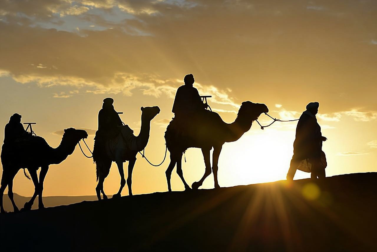 Paseo en camello por Agadir con cuscús y barbacoa