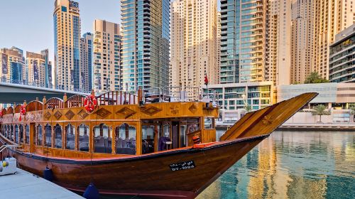 Dubai Marina Sunset Dinner Dhow Cruise with Private Transfers Day Tours 4