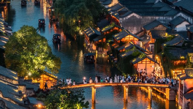 Shanghái ida y vuelta: Wuzhen + Antiguo pueblo de Nanxun | Guía en varios idiomas incluidos chino e inglés - Servicio de coche privado con conductor personalizado