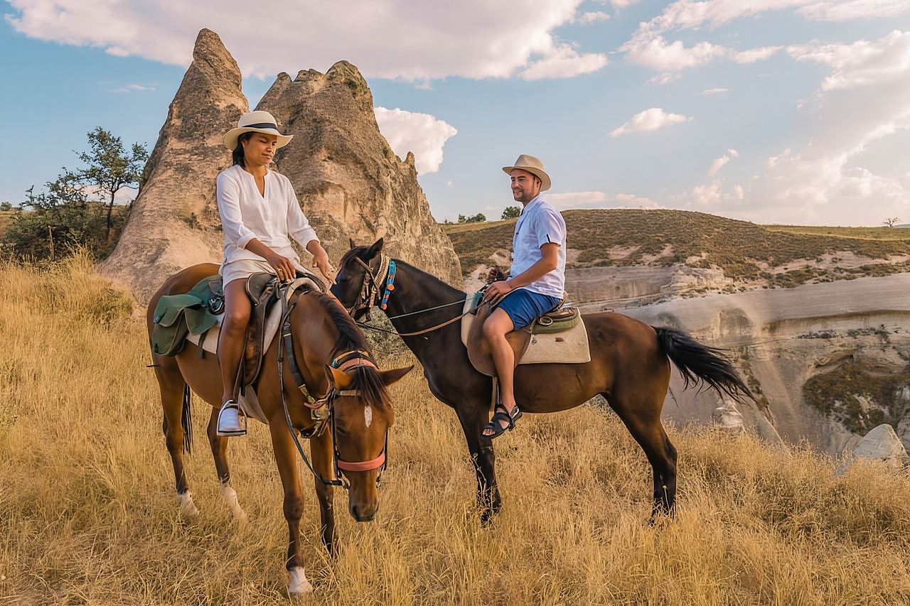 Esperienza a cavallo in Cappadocia attraverso le valli