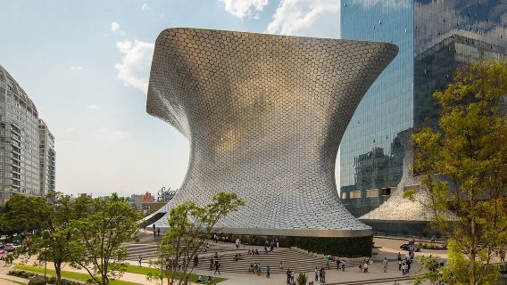 Excursión de un día al Museo Soumaya y al Museo Nacional de Historia Castillo de Chapultepec con servicio de coche privado con conductor en chino e inglés|Itinerario ajustable