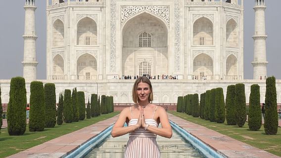 Amanecer/día en el Taj Mahal y Fuerte de Agra, excursión al Pequeño Taj Mahal desde Delhi