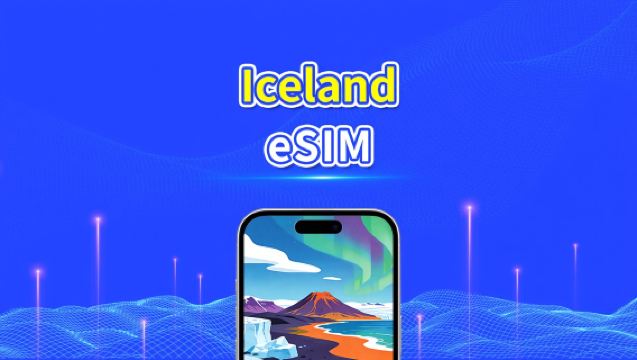 Iceland eSIM | Data Kelajuan Tinggi | 5G/4G | Pakej Harian/Data | 24-Jam | 1-30 Hari | Kod QR