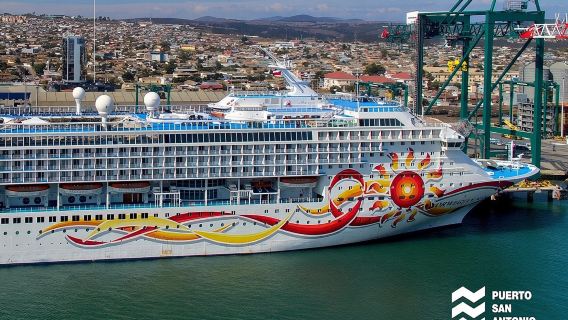 San Antonio after Cruise tour to Valparaiso and Casablanca Drop off in Santiago