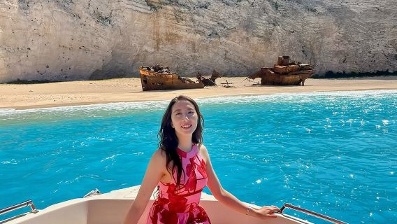 Zakynthos All Day Tour Shipwreck beach, view point-Blue Caves