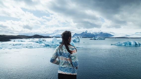 Escursione guidata di un giorno alla Laguna Glaciale e alla Diamond Beach da Reykjavik