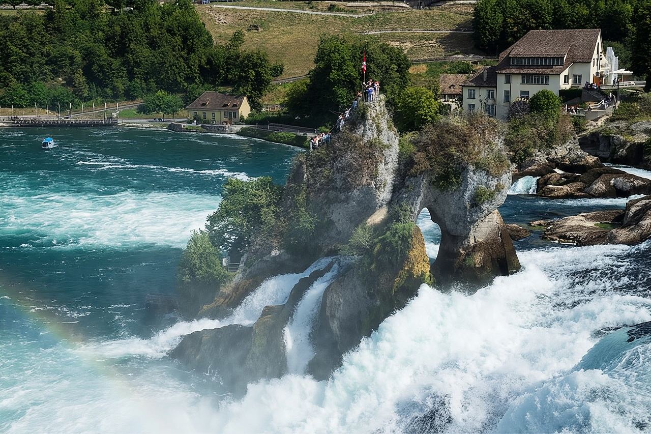 From Zurich: Rhine Falls, Chocolate and cheese factory (KTZ373)