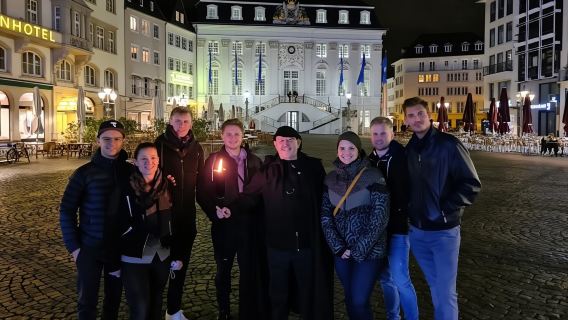 Nightwatchman tour with torch through Bonn