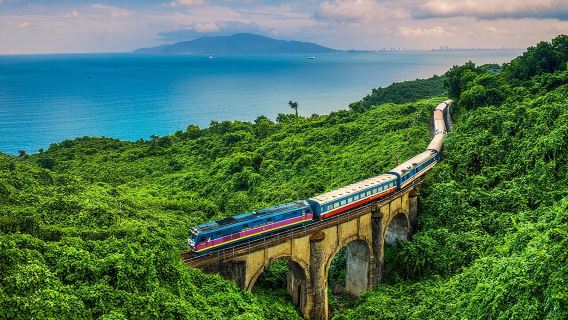 Hue Citadel tour by authentic Train via Hai Van Pass from Da Nang