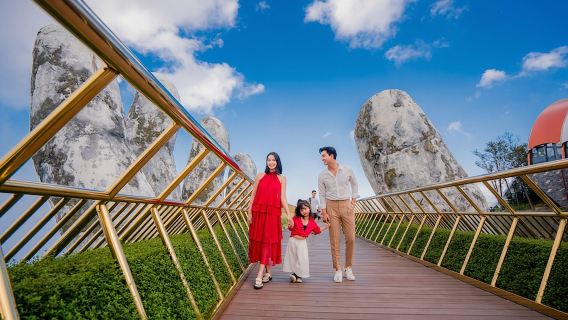 Option Kleingruppe: Ba Na Hills mit Golden Bridge Ganztägige geführte Tour: Abfahrt von Da Nang oder Hoi An