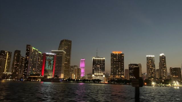 Miami Sunset and City Lights Cocktail Cruise