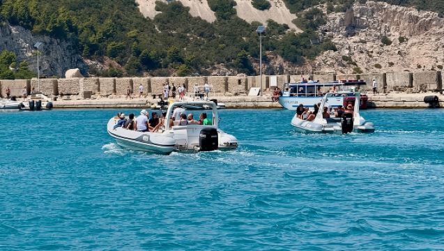 Vlore: Sazan Island , Haxhi Ali Cave & Karaburun Boat Tour