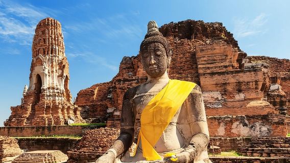 One-day tour in Ayutthaya, Bangkok / vip shared tour & private tour / sugar cake for free