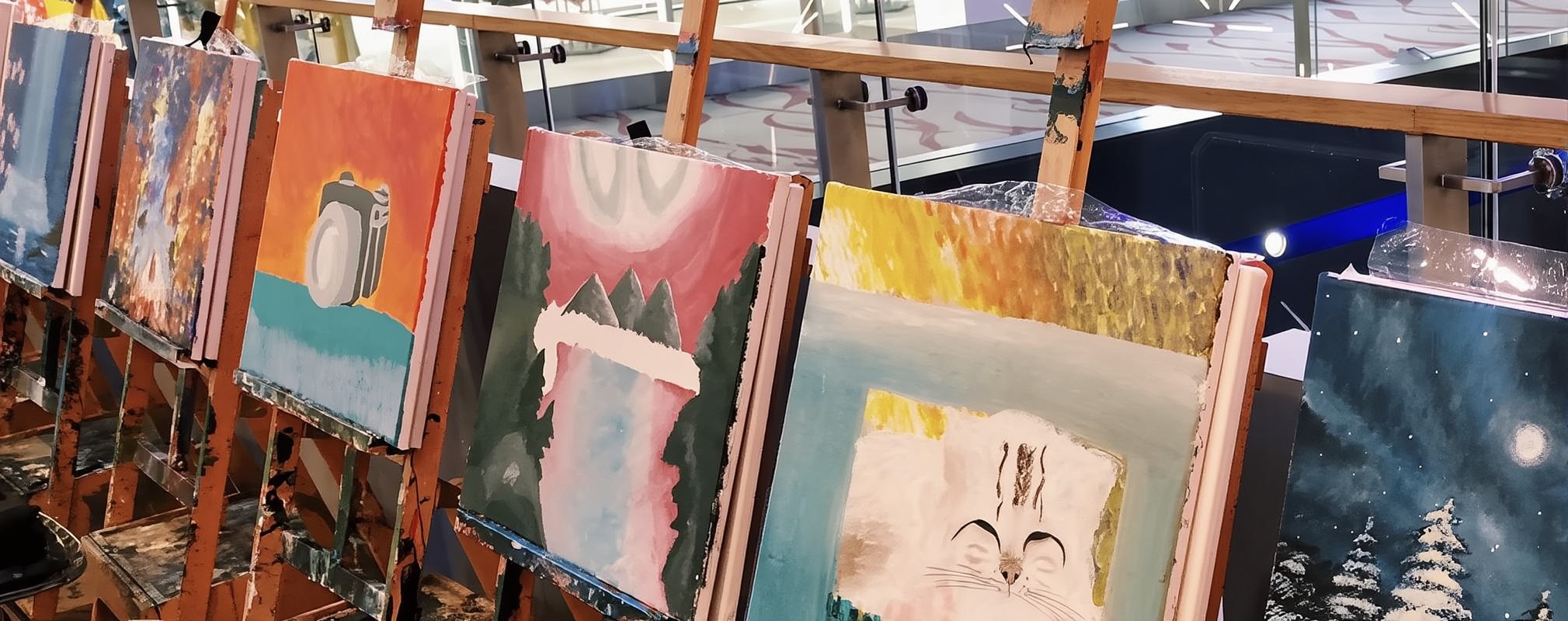 Singapore 313@Somerset Shopping Center Art Jam painting class (drinks included) or afternoon tea exp