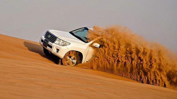 Dubai: Jeep Desert Safari, Camel Riding, ATV & Sandboarding