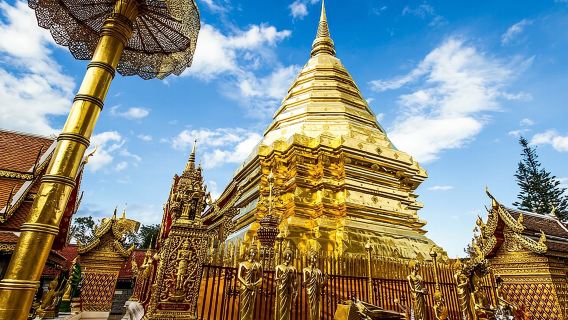 Doi Suthep und Wat Pha Lat Sonnenaufgangstour (nur in kleinen Gruppen)