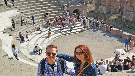 Halbtägige private Tour ohne Anstehen: Highlights des antiken Pompeji mit einheimischem Guide