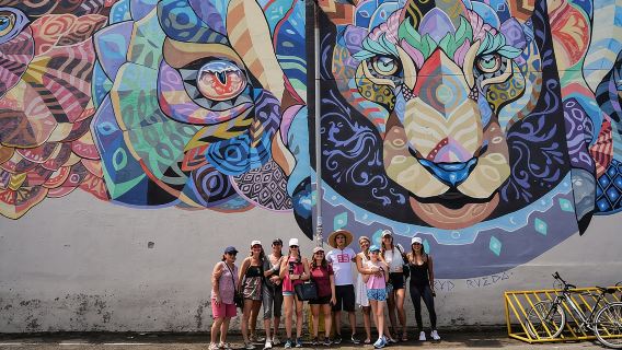 Recorrido guiado a pie por el arte callejero y los grafitis en Jacó, Costa Rica