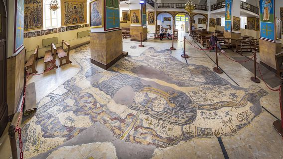 Half-day private tour to Madaba and Mount Nebo from Amman or Dead Sea