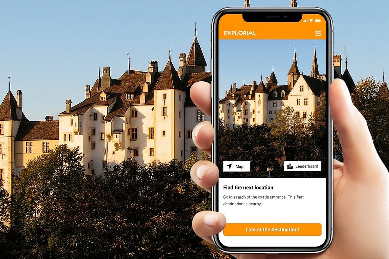 Pemburuan Harta Karun dan Pemandangan Neuchâtel Lawatan Persendirian Berpandu Sendiri