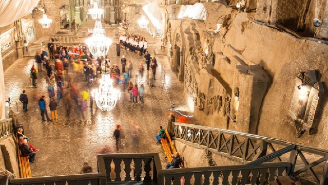 Tour guidato della Miniera di sale di Wieliczka + Biglietto d'ingresso e trasferimento da Cracovia
