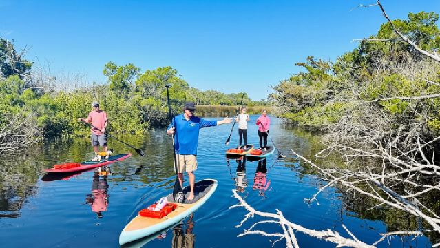 Ormond Beach Manatee en Natuurtocht Kajakken of Paddle Boarden