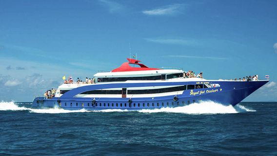 タイ旅行 プーケット/ピーピー諸島-クラビー乗船チケット オーンナムライ/ランタ島クルーズ スピードボート/大型船片道往復フェリークルーズ