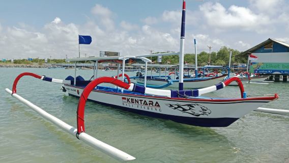 Expérience de pêche amusante en bateau de crabe à Bali