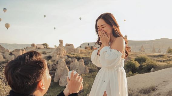 Romantic Dinner in Cappadocia's Hidden Valley