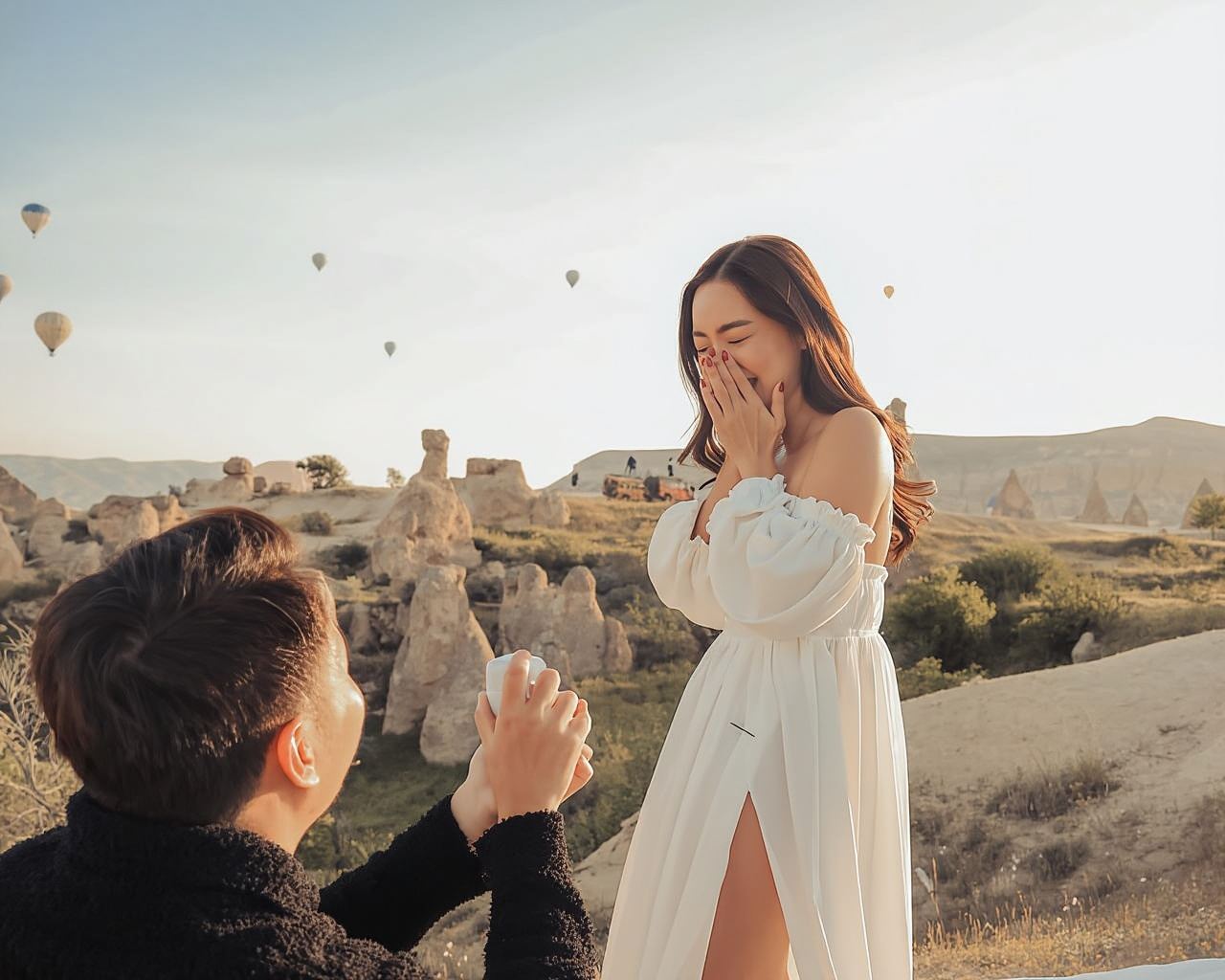 Romantic Dinner in Cappadocia's Hidden Valley