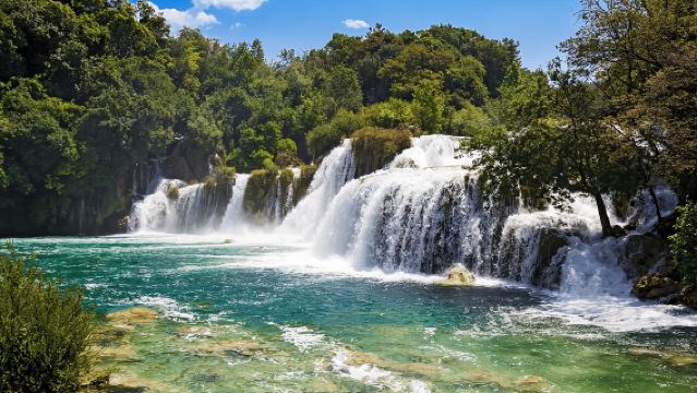 Krka National Park Waterfalls Group Tour from Split
