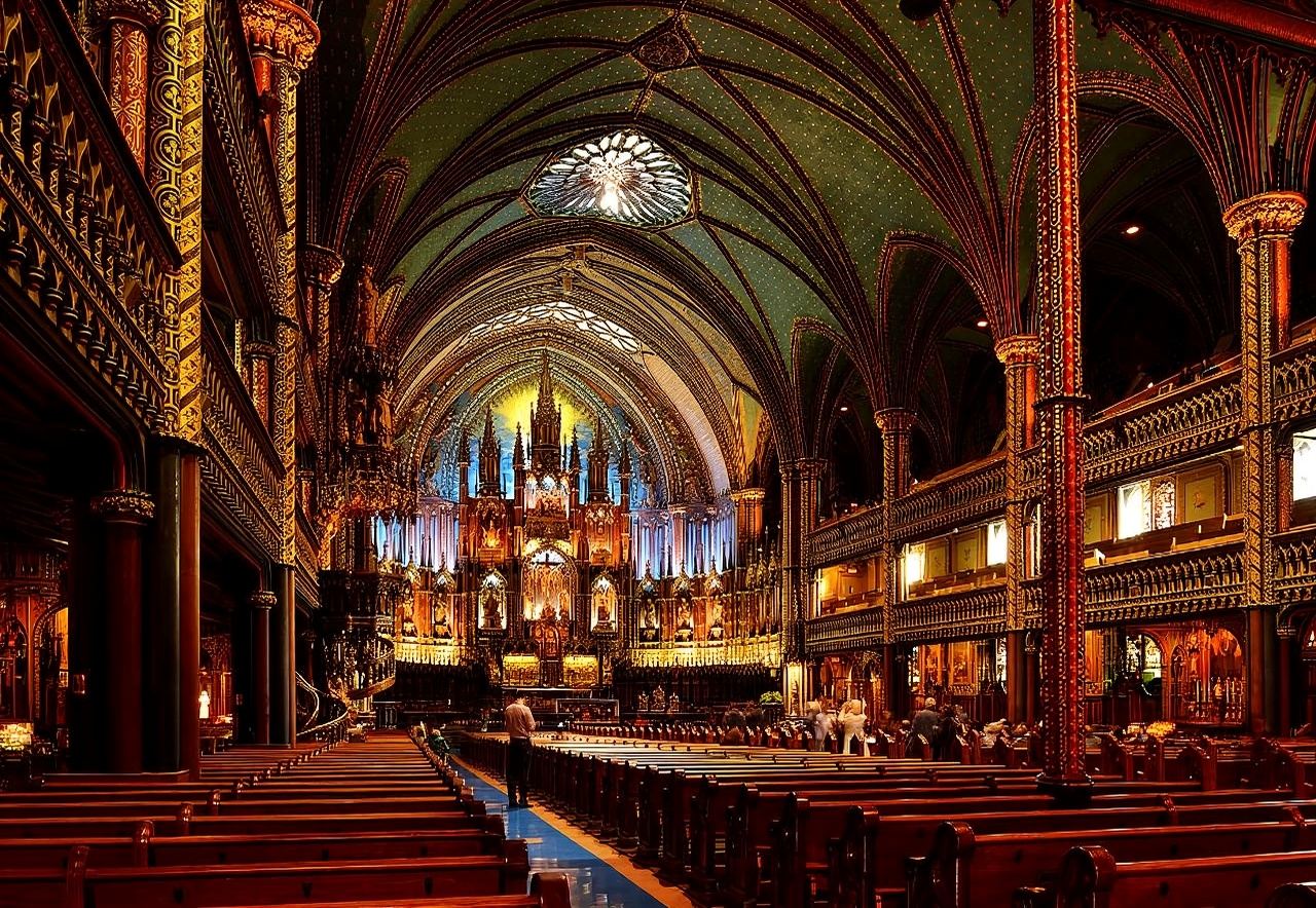 Excursión de un día por el Puerto Viejo de Montreal, la Basílica Notre-Dame de Montreal, el Monte Royal y la Ciudad Subterránea en Canadá