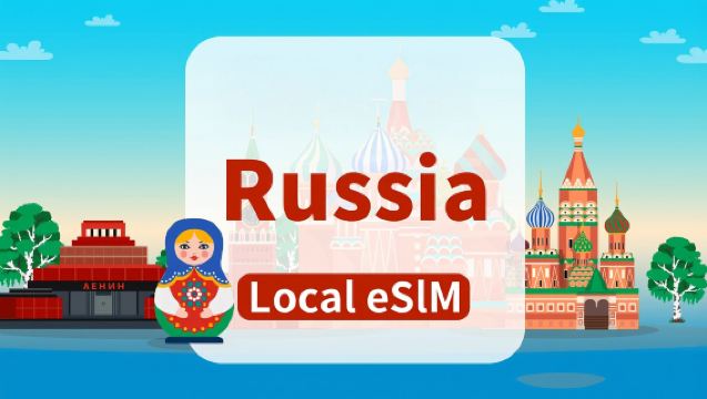 Russia Beeline 4G eSIM | Total data 10GB/20GB/40GB | High-speed network | Supports calls, SMS and local apps | Charged per calendar day | QR code