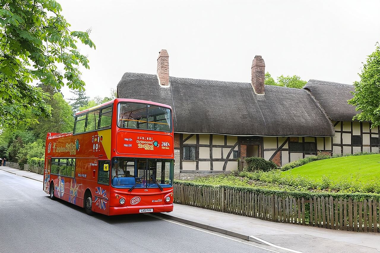 Tour in autobus hop-on hop-off di City Sightseeing Stratford-upon-Avon