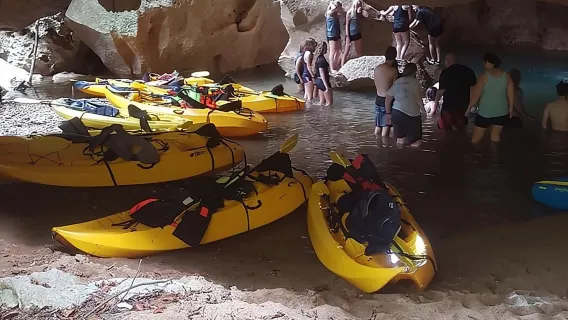 Cave Kayak tour DiY