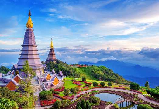 Doi Inthanon Waterfall and Royal Project Chiang Mai