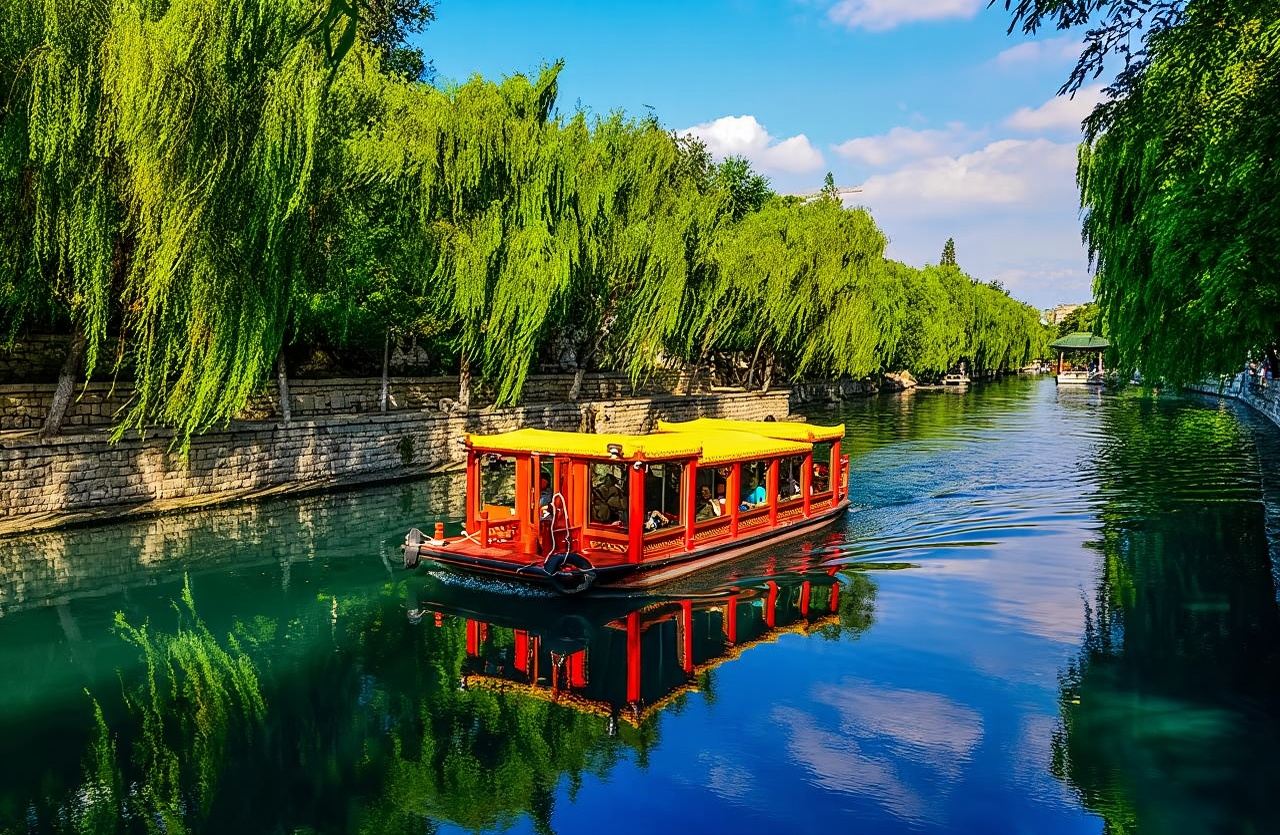 Jinan Private Charter 1-day Tour: Baotu Spring + Shandong Museum + Qianfo Mountain Scenic Area + Daming Lake Scenic Area (Chinese and English Services Available)
