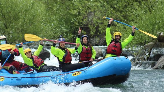 Winter Rafting River Trancura 