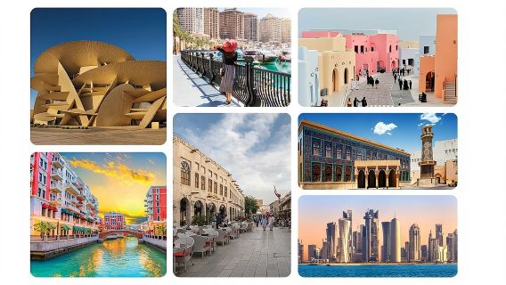Doha City Souq Waqif Katara Pearl Qatar and Old Doha Port Tour