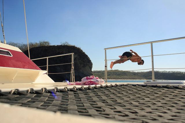 Excursion privée en catamaran à bord du Marlin del Rey