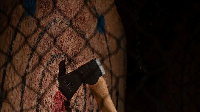 Esperienza guidata di lancio dell'ascia nel centro storico di Francoforte