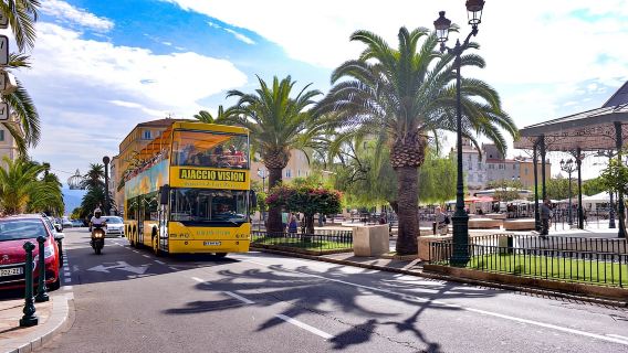 Ajaccio: Town Highlights and Coast Open-Top Bus Tour