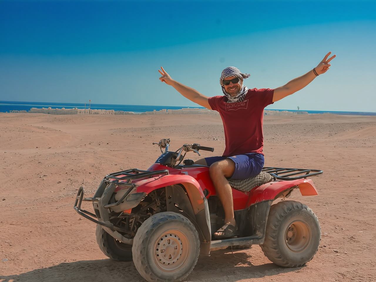 Hurghada: Morning Quad Bike & ATV Adventure Along a Red Sea