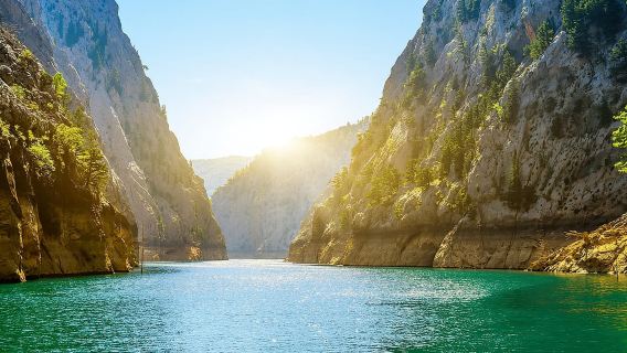 Side/Alanya: gita in barca al Green Canyon con bevande analcoliche illimitate