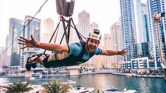 XLine Dubai - Volo in Zip Line a Marina, lo stesso utilizzato dal Principe degli Emirati Arabi Uniti