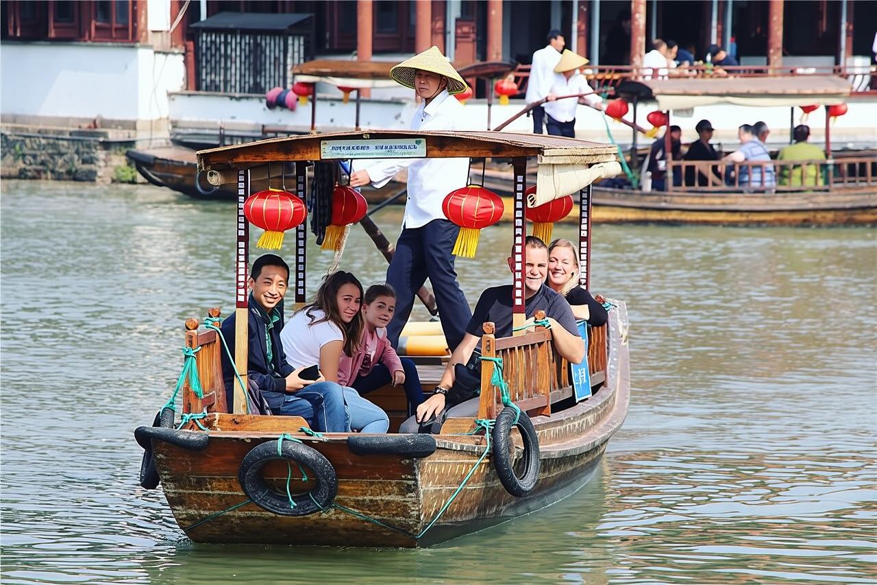 Viaggio privato alla città sull'acqua di Zhujiajiao e ai punti salienti di Shanghai